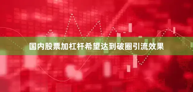国内股票加杠杆希望达到破圈引流效果