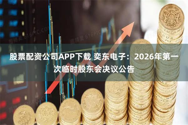 股票配资公司APP下载 奕东电子：2026年第一次临时股东会决议公告